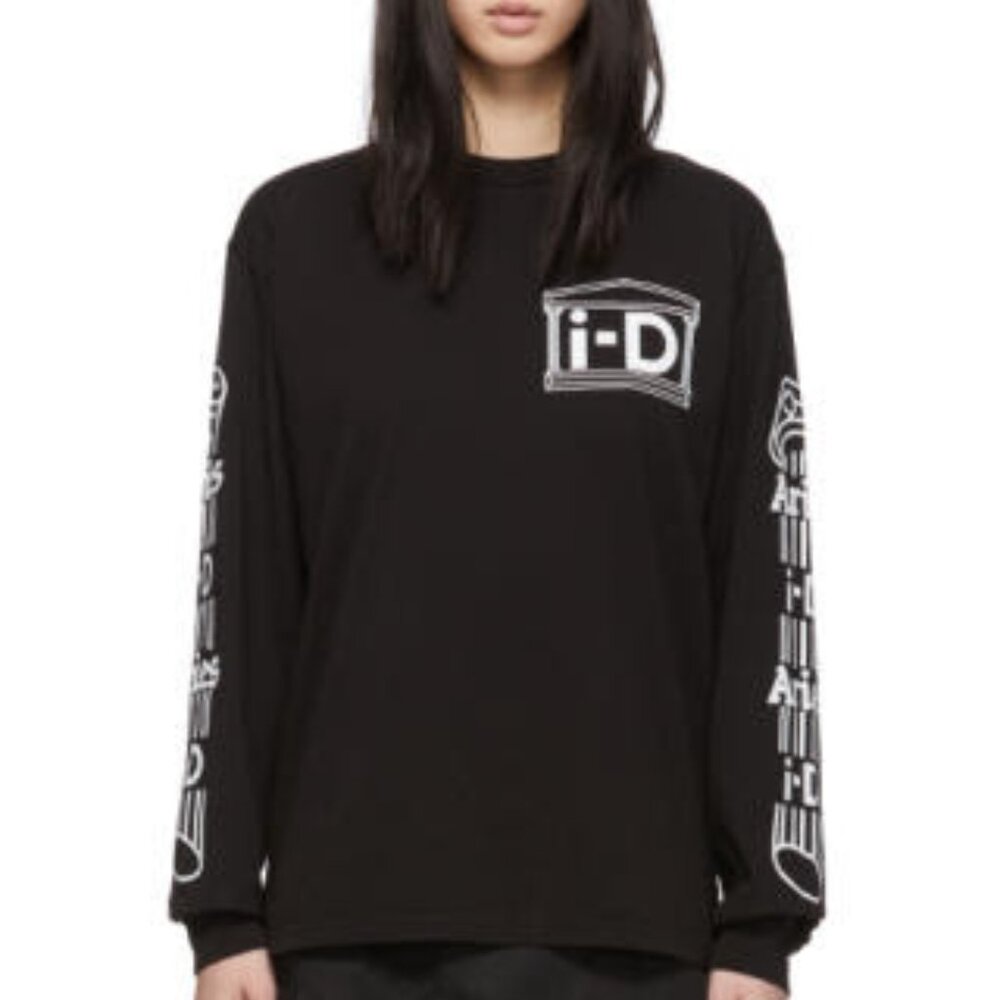 Aries Black i-D Edition Rats Long Sleeve T-Shirt